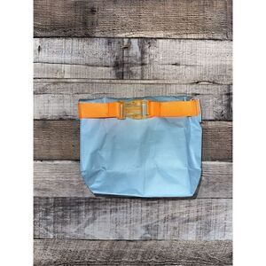 Drunk Elephant Recycled Natural Wood Travel Skincare Makeup Earth Friendly Bag